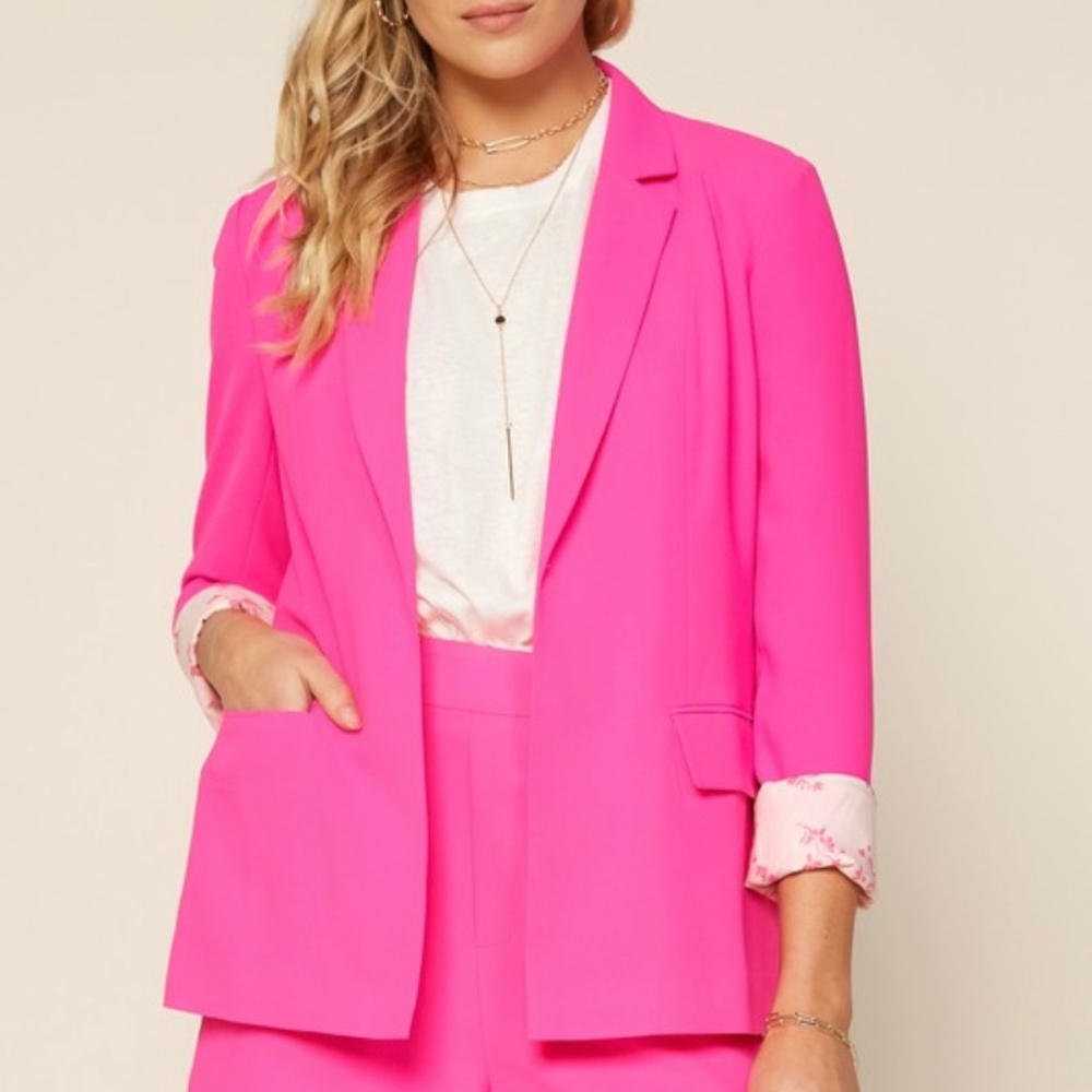 Semi-Annual Sale| Blazer in Neon Pink|New